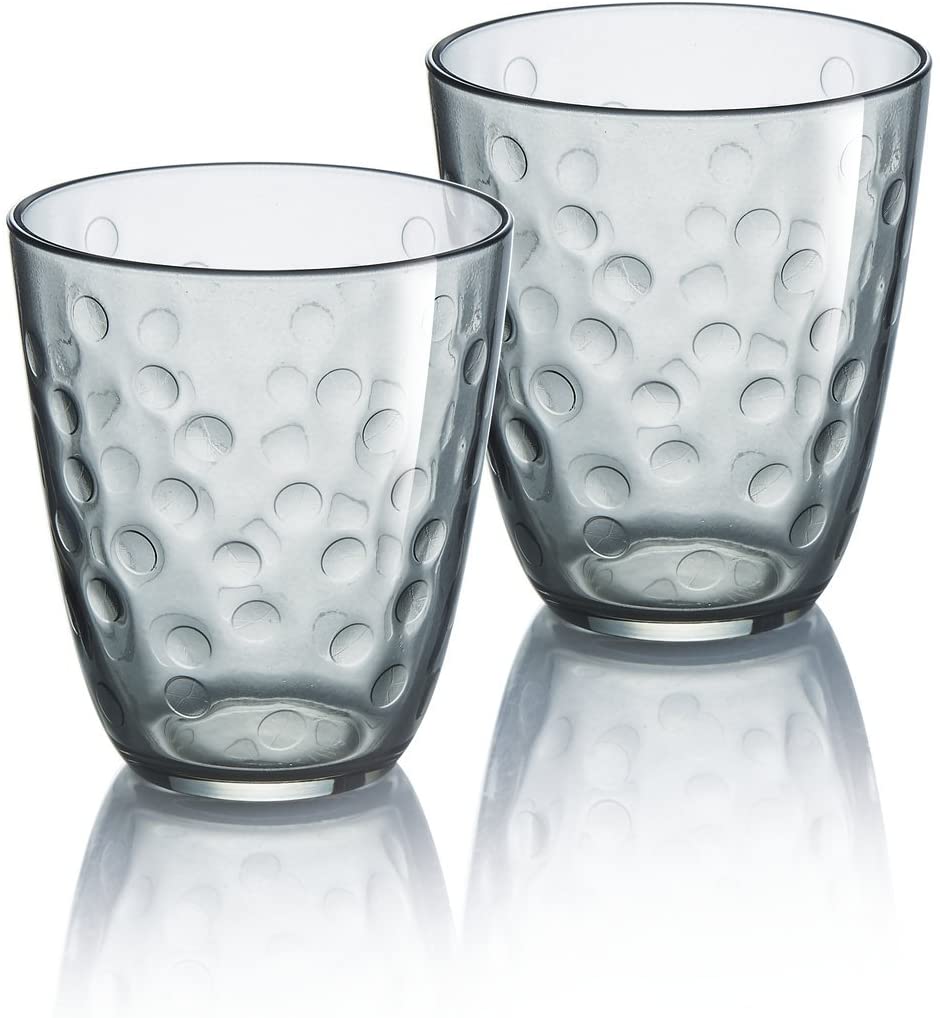 Luminarc Cl-Pepite N6273 Set of 6 Tall Glasses 31 ml Grey