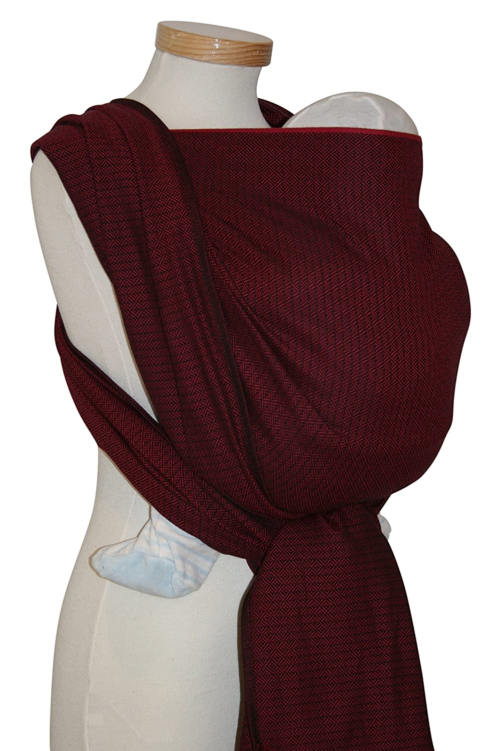 Storchenwiege Leo Baby Sling – Bordeaux red