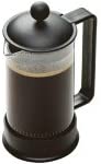 Bodum Brazil Coffee Maker (French Press System, Permanent Stainless Steel Filter), Black , 1,0L