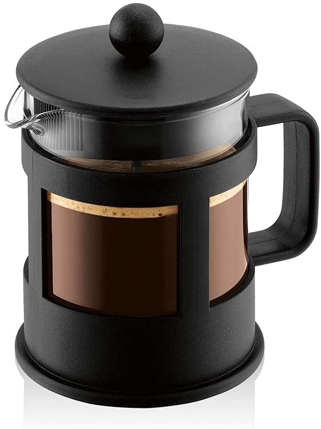 Bodum Kenya Coffee Maker (French Press System – Dishwasher Safe – Black