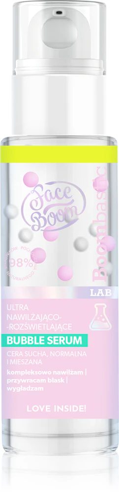 BodyBoom ​​FaceBoom Boombastic brightening serum moisturizes toned skin