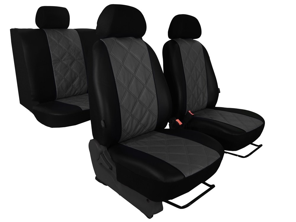 Volvo S60 (2000 to 2010) Seat Cover Eco Leather Diagonal Quilted Seat in 5 Colours