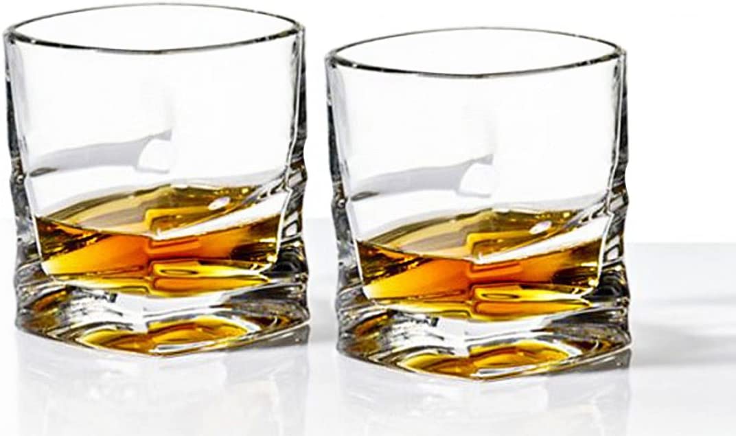 Bohemia 24% Lead Crystal Whisky Set Carafe 0.8 L + 6 Glasses Series Rope Frame