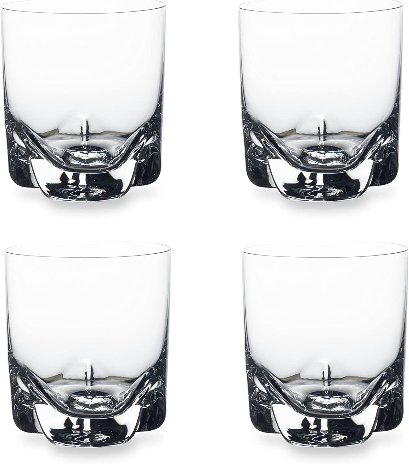Bohemia Cristal Trio Bar 093 006 143 Whisky Glasses 280 ml Crystal Glass Set of 4