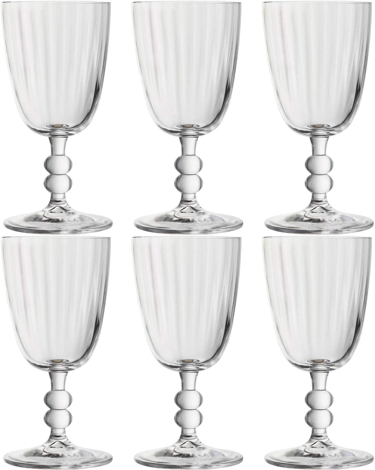 Bohemia Cristal New England Wine Glass, Height 17 cm, Capacity 270 Mililitres, One Size