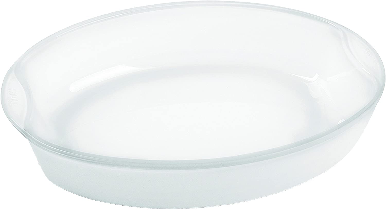 Bohemia Cristal Play of colors Cooking Frying and Baking Dish Oval 2.5 Litres of Heat Resistant Borosilicate Glass Baking Dish, 32 x 25 x 6.3 cm