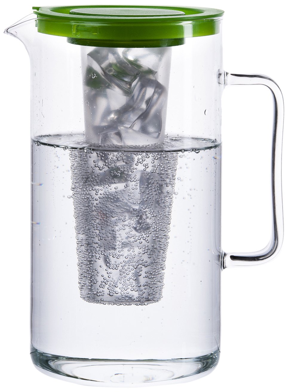 Bohemia Cristal Simax 093 006 058 Jug with Ice Cube Compartment 2 l Green