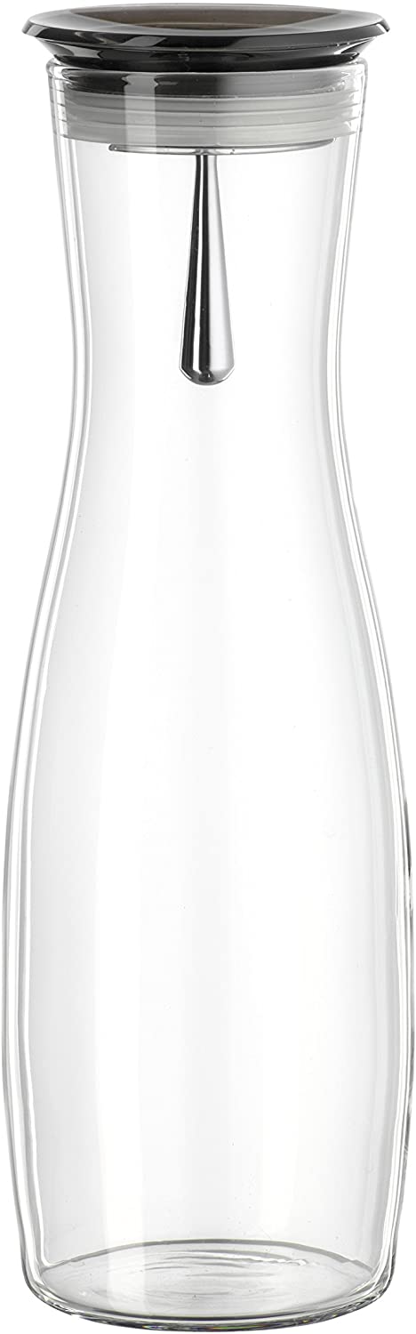 Bohemia Cristal Viva 093 006 Carafe Glass 1250 ml with Practical Spout smoke