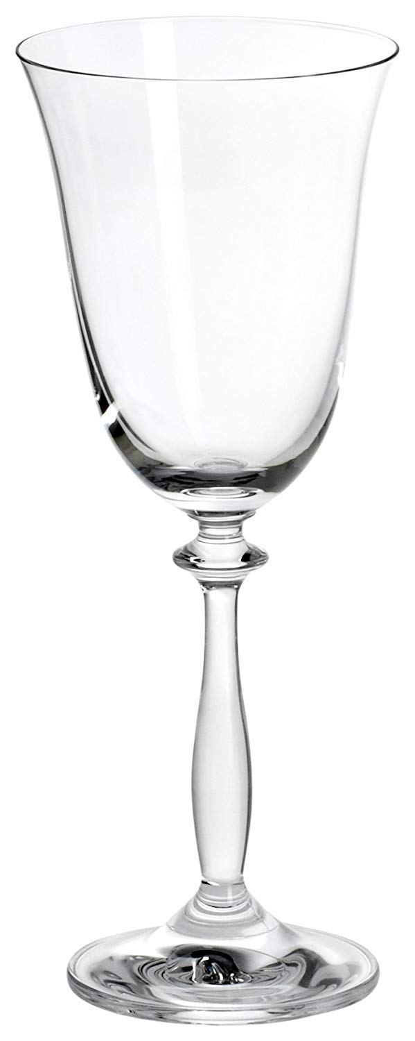 Bohemia Crystal 093/006/002 Angela Wine Glass Set 250 Ml Set Of 6