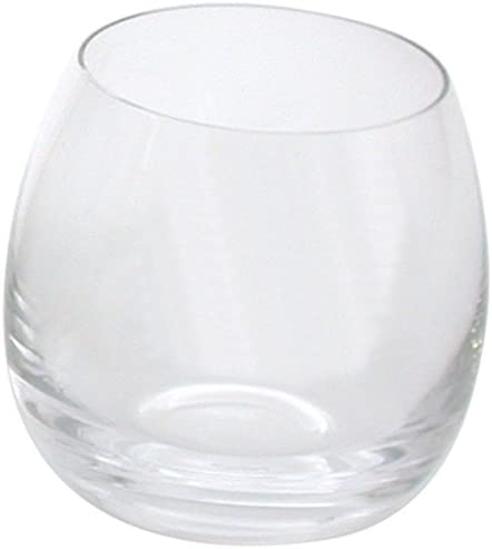 Bohemia Crystal Wine Glass – Glass, clear set of Rolypoly 29 ZENTI Litre, Set of 6
