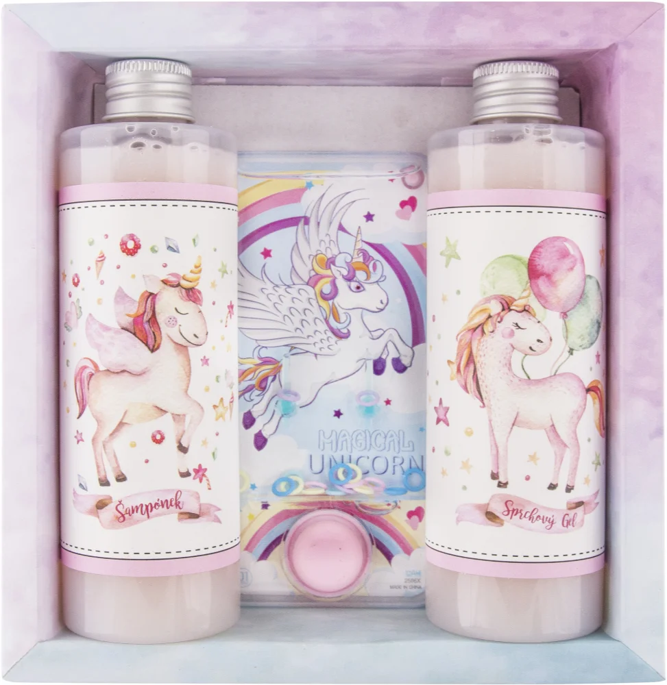 Bohemia Gifts & Cosmetics Unicorn gift set (for the bathroom) for children