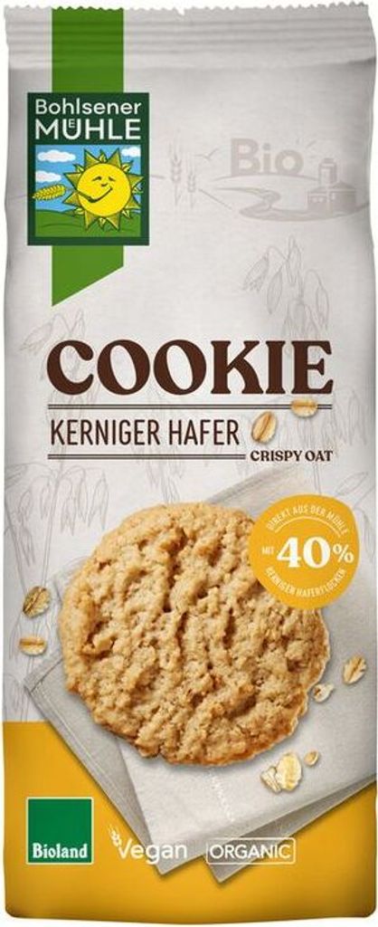 Bohlsener Mühle Cookie Crunchy Oats -- 175g x 7 - 7-pack VPE