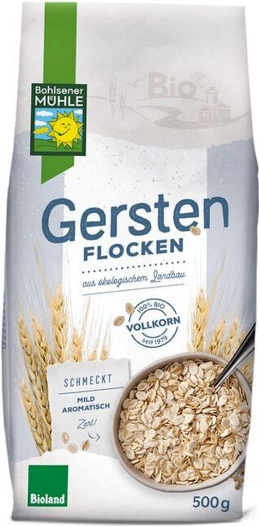 Bohlsener Mühle Gerstenflocken -- 500g