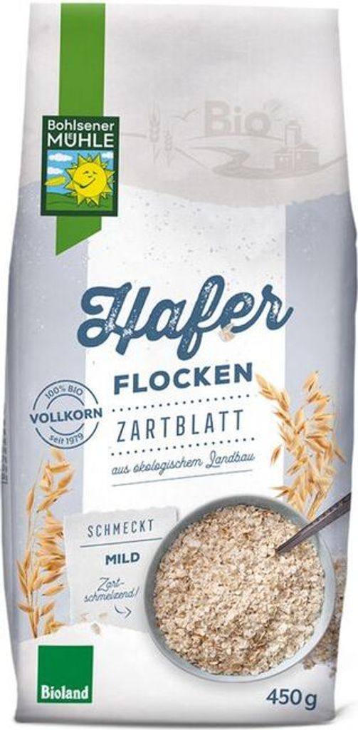 Bohlsener Mühle Haferflocken Zartblatt -- 450g