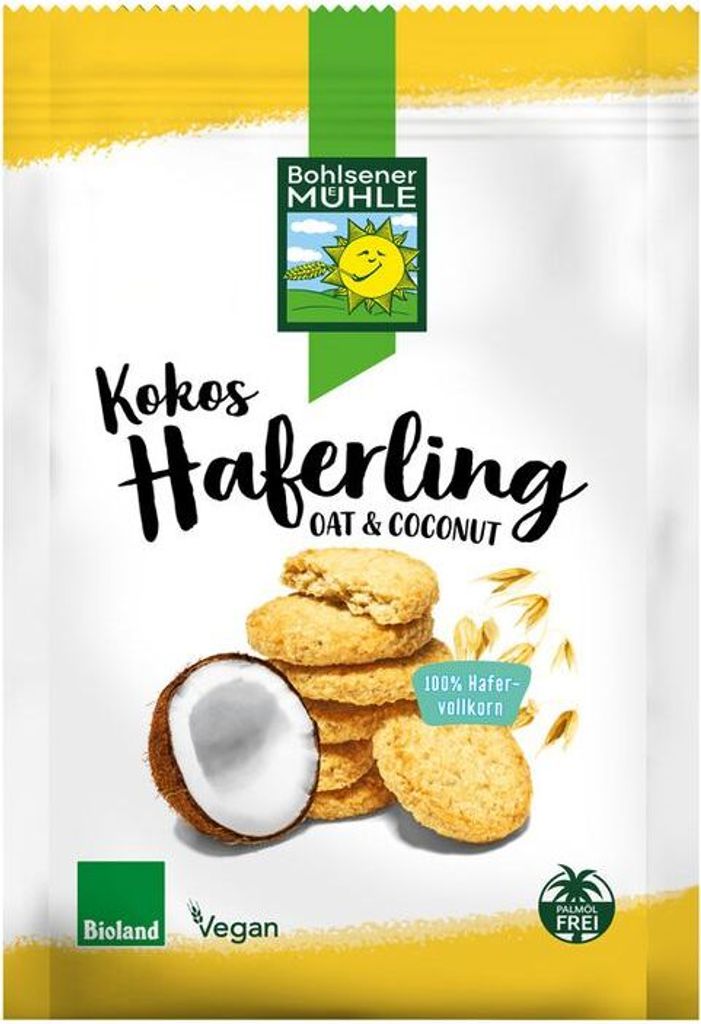 Bohlsener Mühle Haferling Kokos -- 125g x 6  - 6er Pack VPE