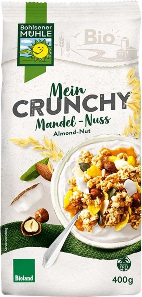 Bohlsener Mühle Mein Crunchy Mandel-Nuss -- 400g