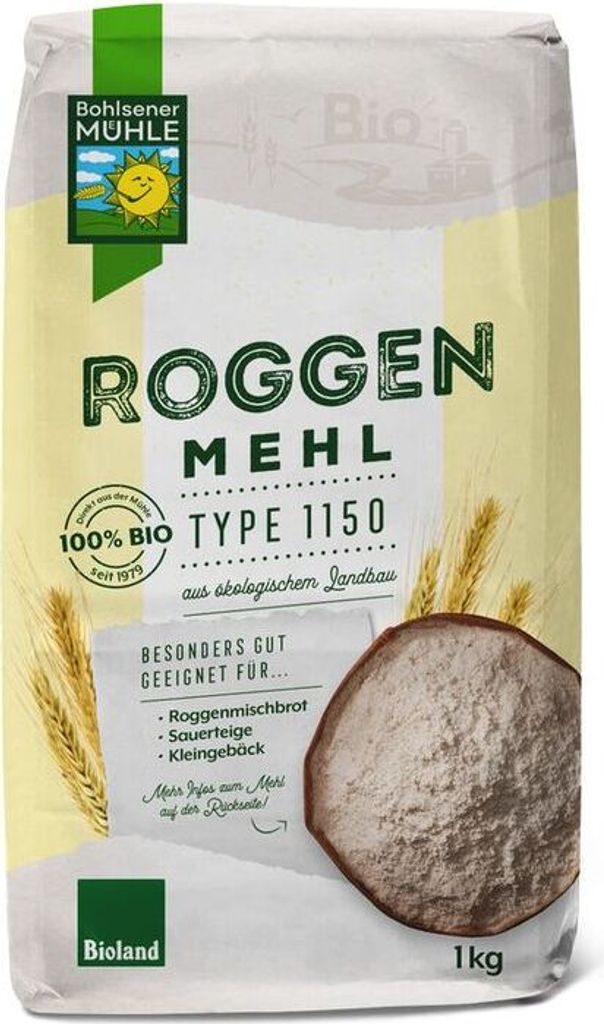 Bohlsener Mühle rye flour type 1150 -- 1kg