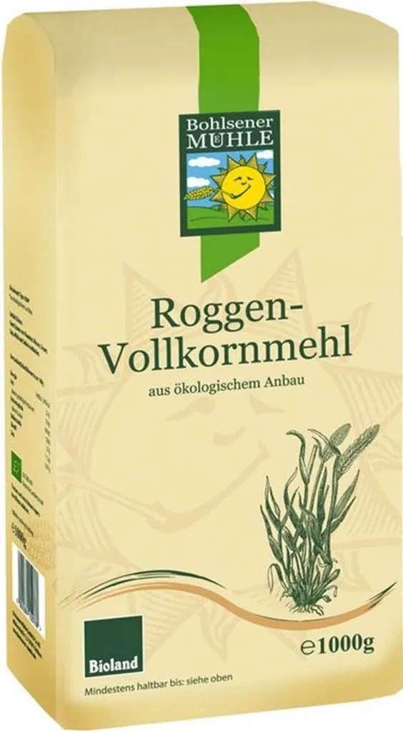 Bohlsener Mühle wholemeal rye flour -- 1kg