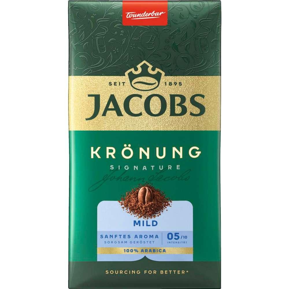 Ground coffee beans, mild