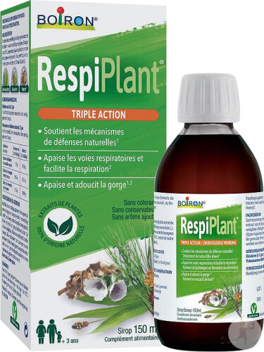 Boiron Respiplant Nasopharyngeal Natural Defense Syrup Bottle 150ml