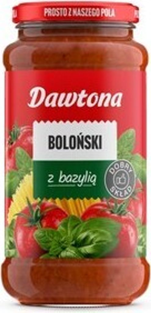 Bolognese sauce with basil 520g Dawtona