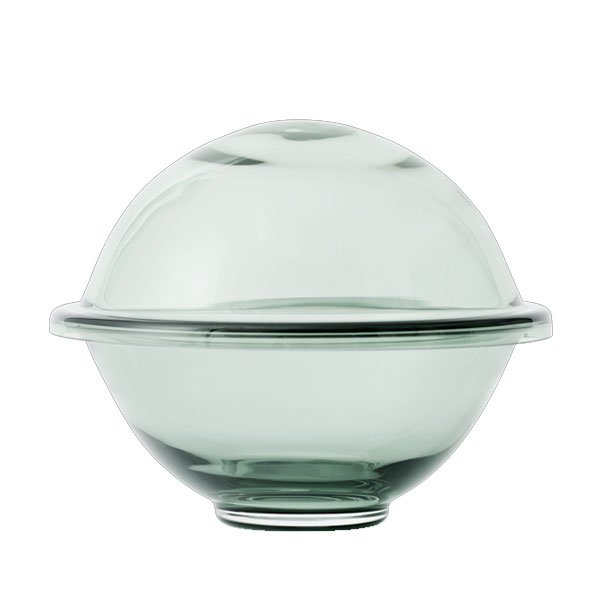 Bonbonniere glass Copenhagen Green (Ø:16cm) from Lyngby Porcelaine