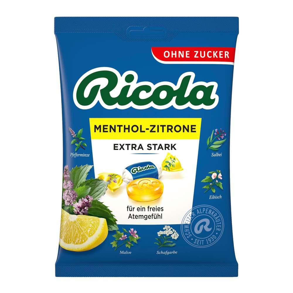 Menthol-Lemon Extra Strong Sugar-Free Candies