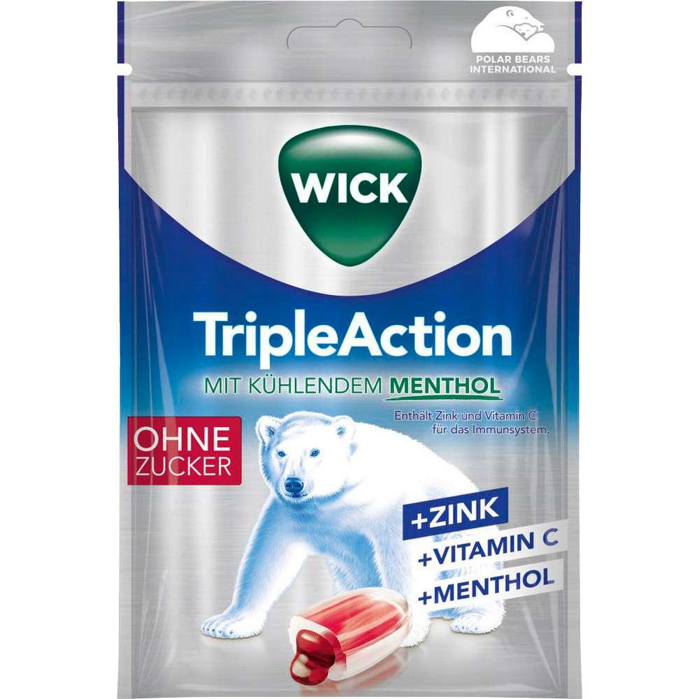 Triple Action candies, sugar-free