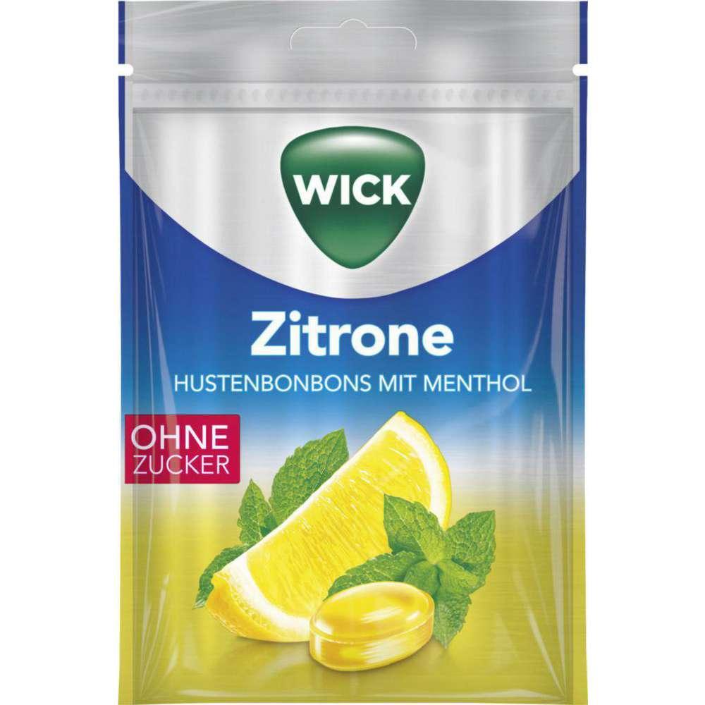 Lemon-Menthol Candies, without sugar
