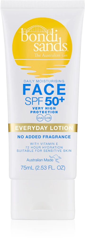 Bondi Sands SPF 50+ Everyday Face Lotion Tanning Milk for the Face