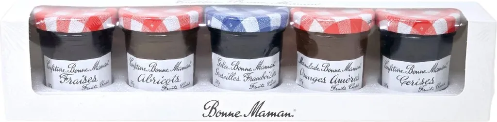 Bonne Maman 5 x 50 Gramm Konfitüre verschiedene Sorten Geschenkset