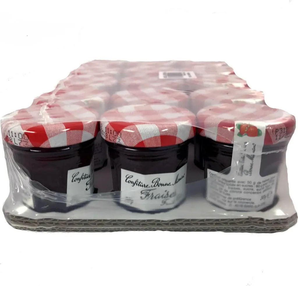 Bonne Maman Erdbeere Konfitüre - Fraises Confiture 15 x 30 Gramm aus Frankreich