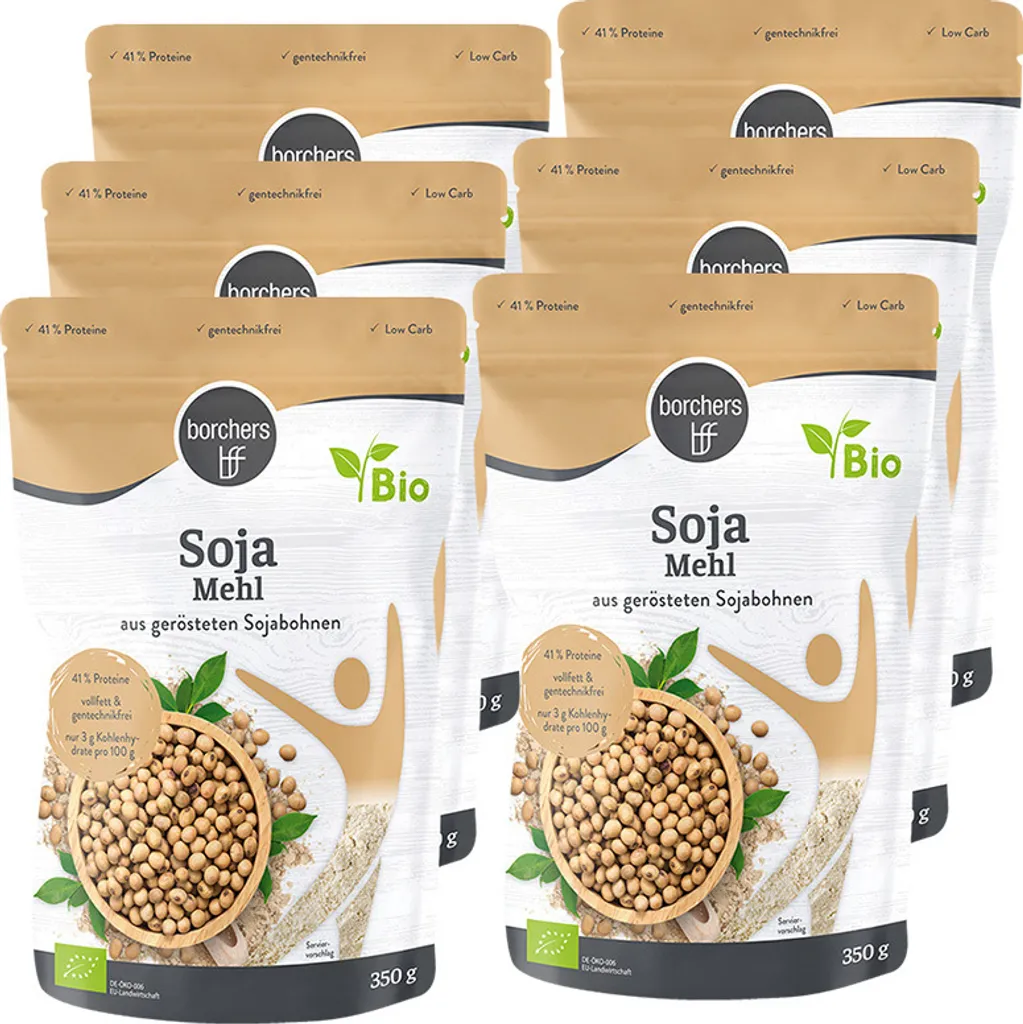 BORCHERS 6xPremium Soy Flour (6x350g)