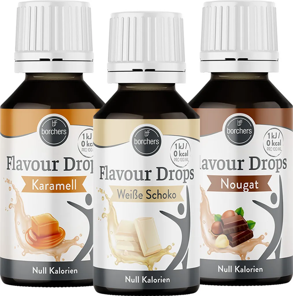 BORCHERS Flavour Drops Sample Pack "Chocolate"