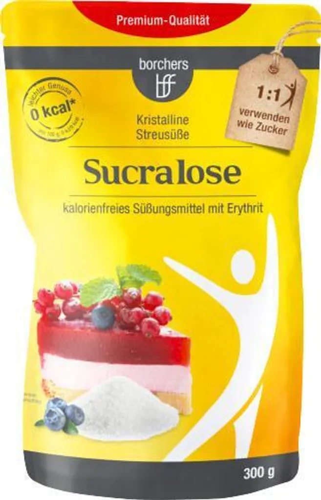 Borchers Sucralose Kristalline Streusüße (300 g)