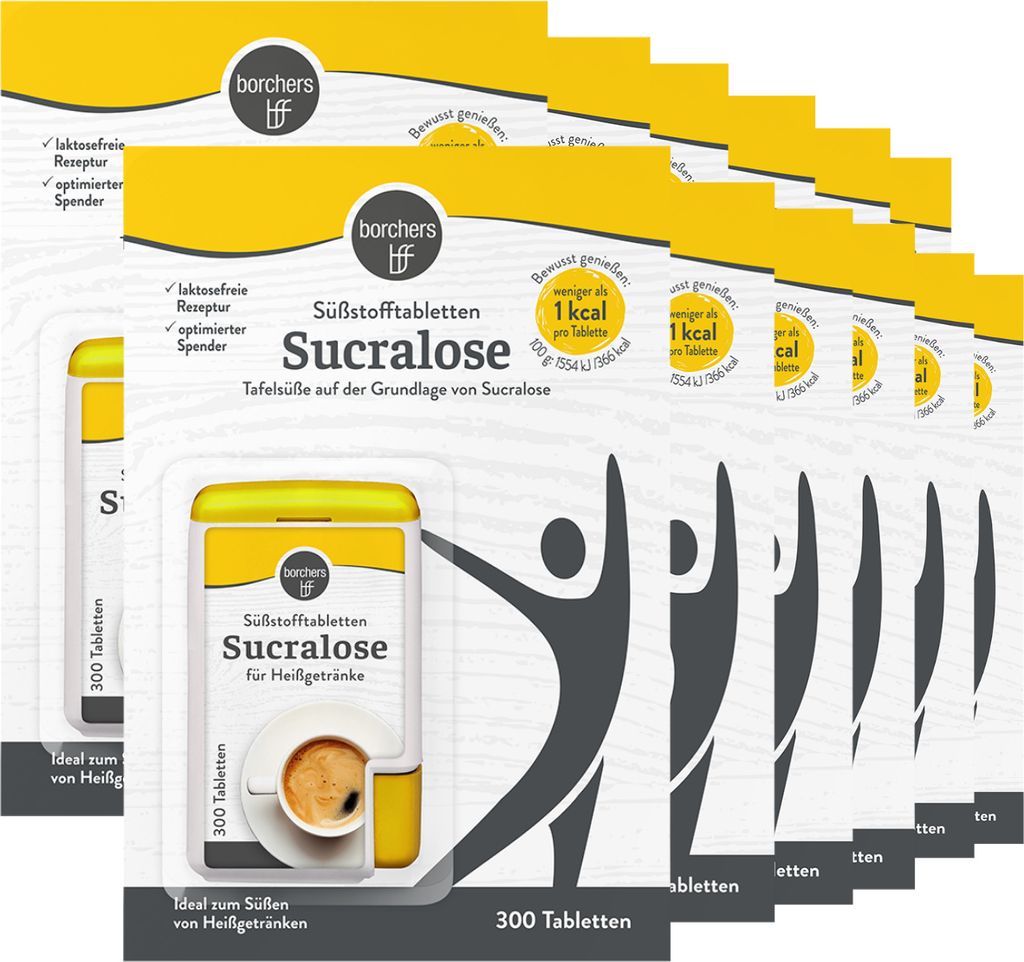 BORCHERS Sucralose Tabletten Spender (12x300 Stk.)