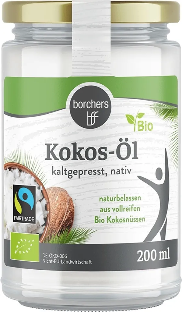 BORCHERSFairtrade Kokosöl 200ml