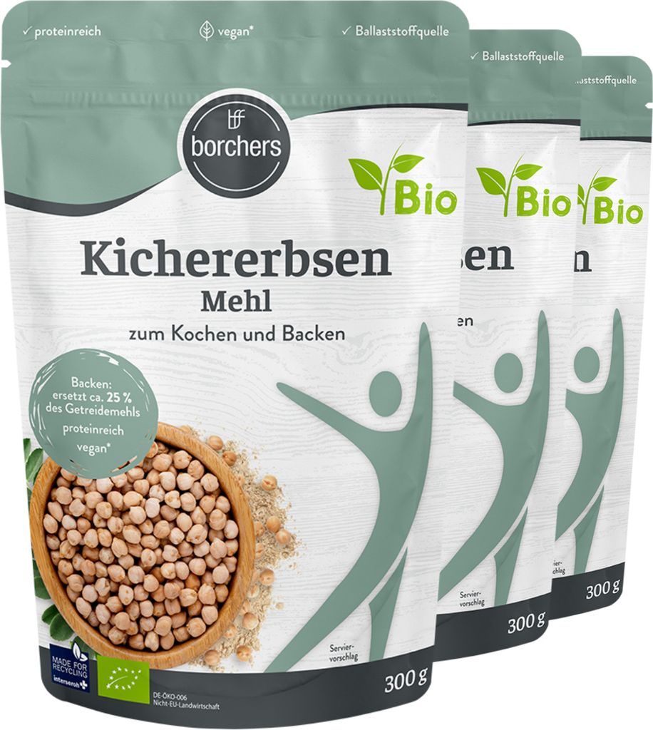 BORCHERS Pea Flour (3x300g)