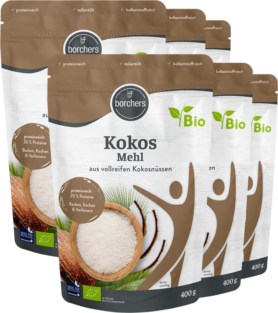 BORCHER Coconut Flour (6x400g)