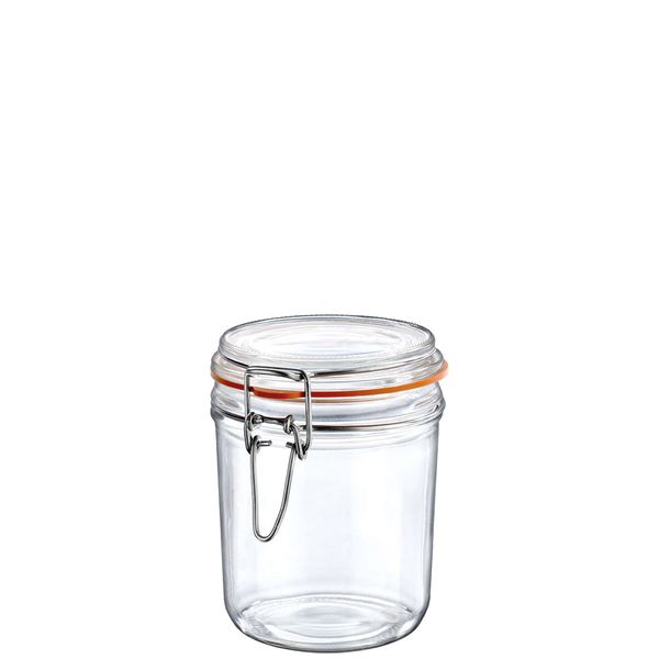 Borgonovo, Terrine Ermetico - Mason Jar Trspt., 12.9 Cm/ 0,50 Ltr.