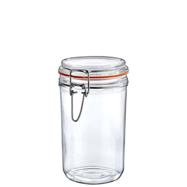 Borgonovo, Terrine Ermetico - Mason Jar Trspt., 17.3 Cm/ 0,75 Ltr.