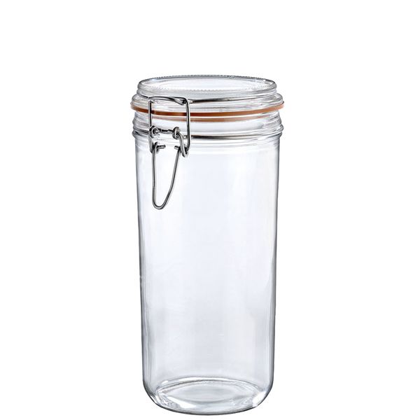 Borgonovo, Terrine Ermetico - Mason Jar Trspt., 21.8 Cm/ 1.00 Ltr.