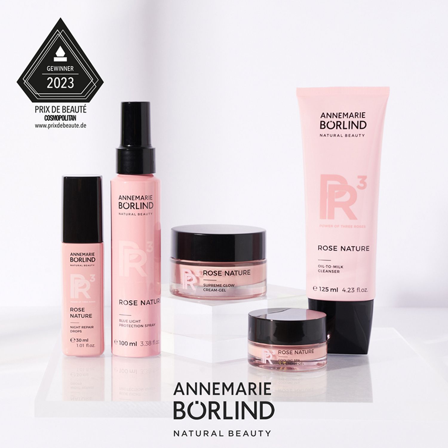 BÖRLIND ROSE NATURE Glow Set 1 St