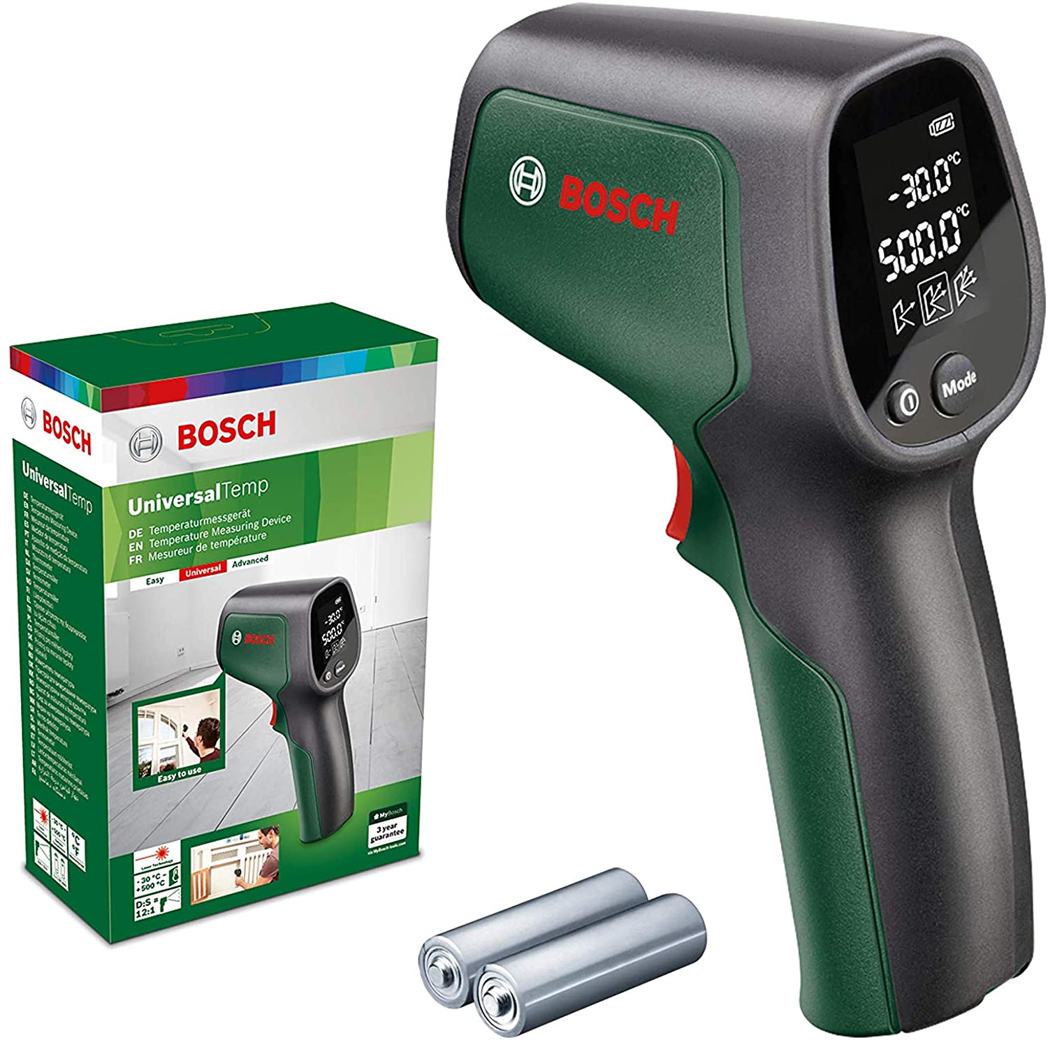Bosch Infrared Thermometer Universaltemp (Temperature Range: –30 ° C To +50