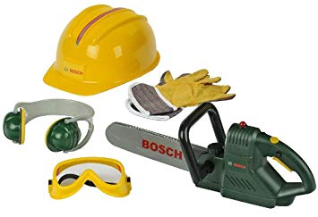 Bosch Set With Chainsaw Helmet Earmuff