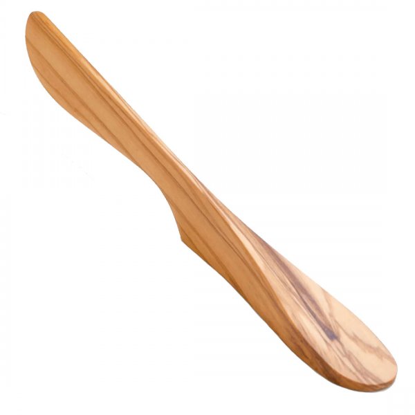 Bosign butter knife air spreader olive wood