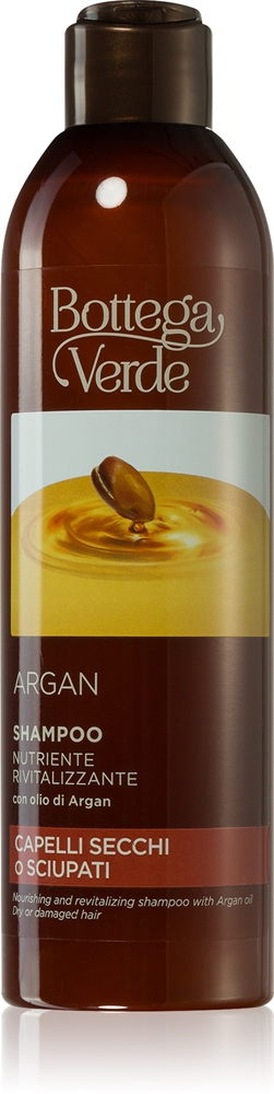 Bottega Verde Argan Shampoo with nourishing effect with revitalizing effect