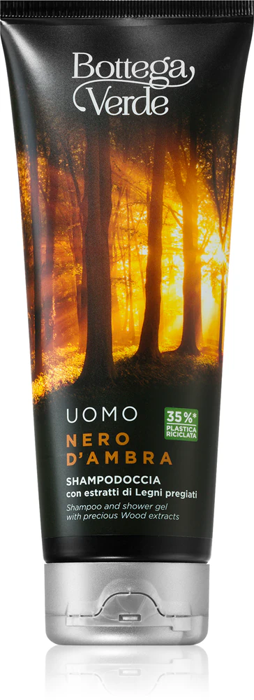 Bottega Verde Black Amber Shampoo & Shower Gel 2 in 1