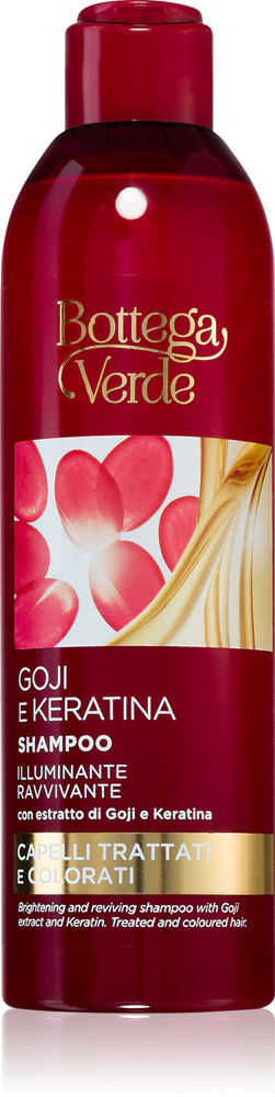 Bottega Verde Goji & Keratin brightening shampoo for colored hair