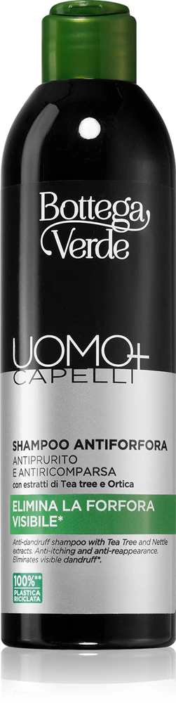 Bottega Verde Man+ anti-dandruff shampoo for dry and itchy scalp